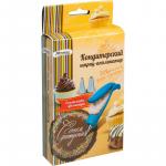 Кондитерский шприц-аппликатор (2 пакета, 2 насадки, аппликатор) MARMITON 120