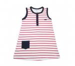 Платье (окантовка и карман-цвет-темно-синий)