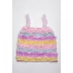 Топ "рюшечки" акварель