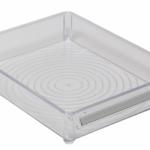 Контейнер для холодильника или шкафа (прозрачный). Размер: 20,5*28*5 см. Материал: акрил.