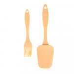 Набор кулинарный силиконовый 2 предмета (кисточка 17 см, лопатка 24 см), цвет в ассортименте MARMITON