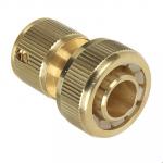INBLOOM PROF+ Коннектор c аквастопом для шланга d3/4", латуньMY-304