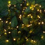 INBLOOM Гирлянда эл. вьюн,  на солн.батарее 100LED, 12м,  шампань,  2 реж., ПВХ,  IP44, 2V120Ma, 1.2V800mAh