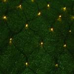 INBLOOM Гирлянда эл.,  сеть на солн. батарее 96LED, 1, 5х1, 5 м, шампань, 2 реж,  ПВХ зел, 2V120Ma,  1.2V800mA