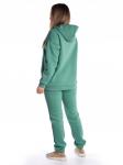 Брюки женские футер 3-х нитка с начесом "Рокси зелень"