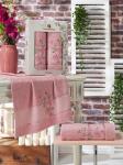 11038 Розовый ORKIDE (50х90+70х140 ) в коробке Набор полотенец  MERZUKA