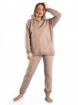*Костюм женский футер "Блум" кофе