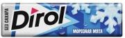 Dirol Морозная мята, жевательная резинка, 13,6 г