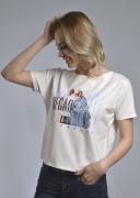 Футболка женская "СТАЙЛ" (молоко №18 )