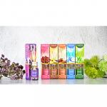 LADECOR Аромадиффузор с палочками, 10мл 6 ароматов зел.чай,лаванда,роза,ваниль,океан,корица