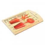 Доска разделочная деревянная "Овощной коктейль" 29*18,5*0,8 см MARMITON /20