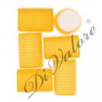 Бигуди "Липучка ночная" ЖЕЛТЫЕ 6шт Д4см длина 6см (301-234)