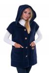 Жилет с капюшоном NEW цвет ИНДИГО