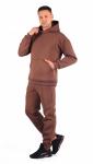 *Костюм мужской футер начес 3-х нитка пенье "Кольт" шоколад