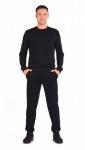 Костюм мужской футер 3-х нитка петля пенье "Дюна" черный