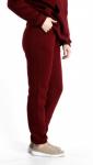 Брюки женские футер начес 3-х нитка пенье "Рокси" бордо