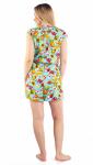 Комбинезон женский кулирка "Фрукты" микс бирюза