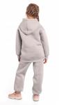 Костюм детский футер начес 3-х нитка пенье "Бейби Стайл" серый