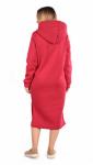 *Платье женское футер 3-х нитка начес пенье "Дина" малина
