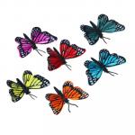 INBLOOM Бабочка на прищепке Садовая,  6 см,  пенополистирол,  перо