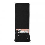 QWERTY Органайзер для дивана/кресла из фетра, 32*6*80 см, 3,8 л,  цвет темно-серый /24/6