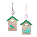 INBLOOM Подвеска декоративная садовая Скворечник,  28  см,  МДФ,  2 дизайна