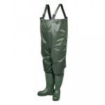 Nordman Expert сапоги рыбацкие с надставкой (полукомбинезон) из нейлона утепленные меховым вкладышем, Мужские, цвет Оливковый