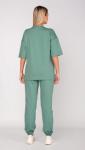 *Костюм женский футер 2-х нитка "Вики" зелень