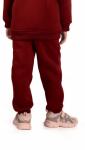 Брюки детские футер начёс 3-х нитка пенье "Бейби стайл" бордо