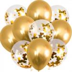 Воздушные шары "Конфетти" Gold 10шт
