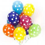 Воздушные шары "Горошек" 10 шт.