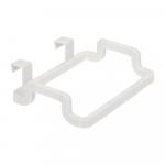 Держатель на дверцу для пакетов-маек подвесной, пластик, 18*15,5*4,5 см, белый MARMITON