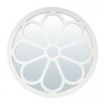 QWERTY Зеркало декоративное "Равенна", D42 см, белый /6