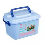 INBLOOM Детский набор строительных блоков "Садовые цветочки " 90 деталей, контейнер для хранения, PP