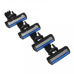 PROWAY Кассеты сменные для бритвенного станка, с тройным лезвием, силикон, пластик, 4шт