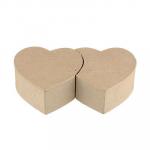 Заготовка для декорирования "Love2art" PAM-058 "коробочка-сердца" папье-маше 20 х 11.5 х 5 см СК/Распродажа .