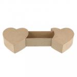 Заготовка для декорирования "Love2art" PAM-058 "коробочка-сердца" папье-маше 20 х 11.5 х 5 см СК/Распродажа .