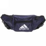 Сумка на пояс "Ultramarine - Sports Style", цвет синий, 4 кармана, 29*13*7см