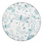 BY COLLECTION Флорес Тарелка десертная опаловое стекло 21,5см, 21064